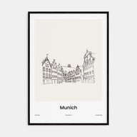 Munich Drawn Poster