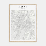 Munich Map Portrait Poster