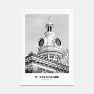 Murfreesboro Portrait B&W Poster