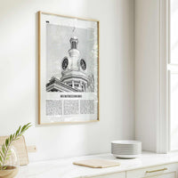 Murfreesboro Print Black and White, Murfreesboro Wall Art, Murfreesboro Poster, Murfreesboro Photo, Murfreesboro Map, Tennessee, USA