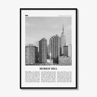 Murray Hill Print Black and White, Murray Hill Wall Art, Murray Hill Poster, Murray Hill Photo, Murray Hill Décor, Manhattan, New York City