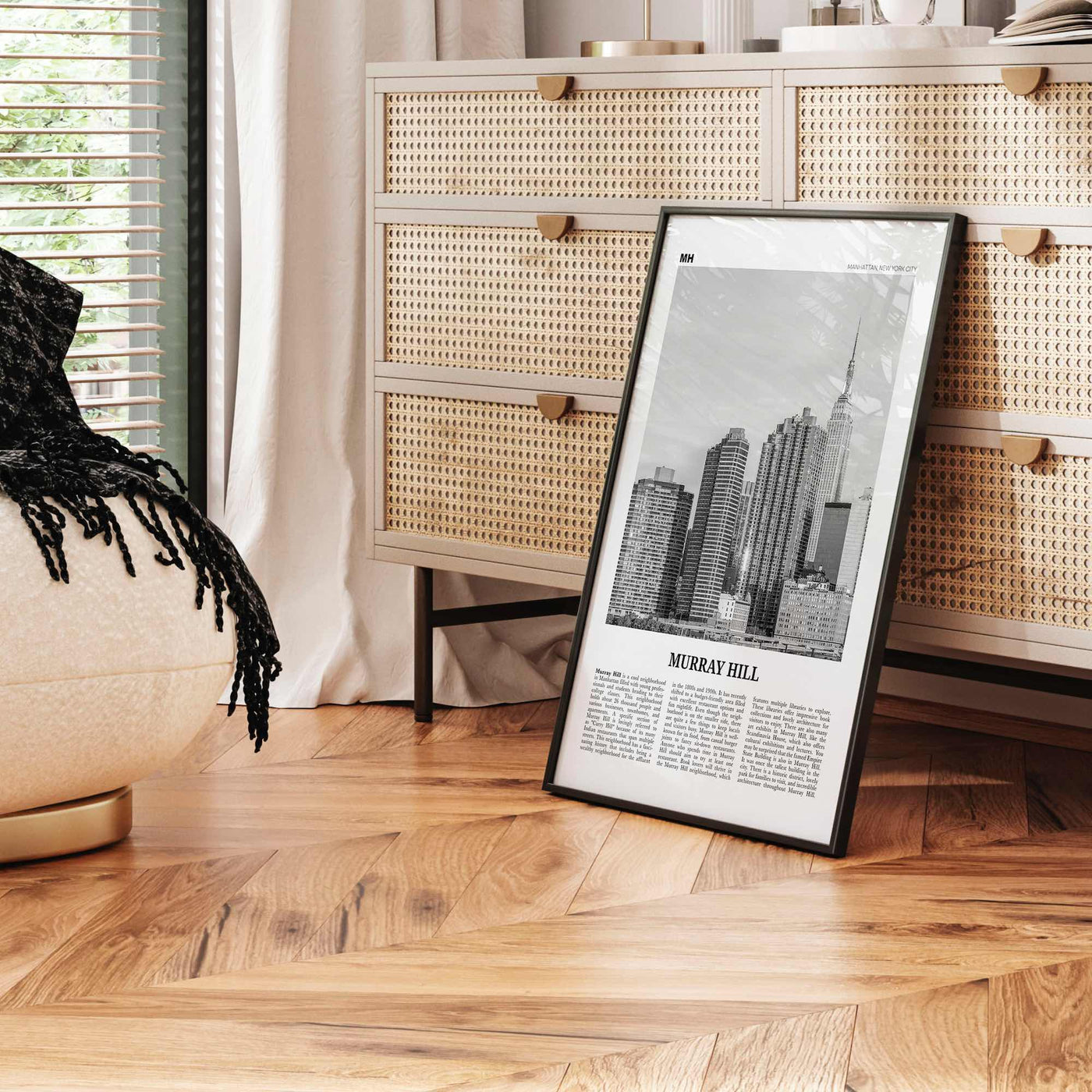 Murray Hill Print Black and White, Murray Hill Wall Art, Murray Hill Poster, Murray Hill Photo, Murray Hill Décor, Manhattan, New York City