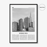 Murray Hill Print Black and White, Murray Hill Wall Art, Murray Hill Poster, Murray Hill Photo, Murray Hill Décor, Manhattan, New York City
