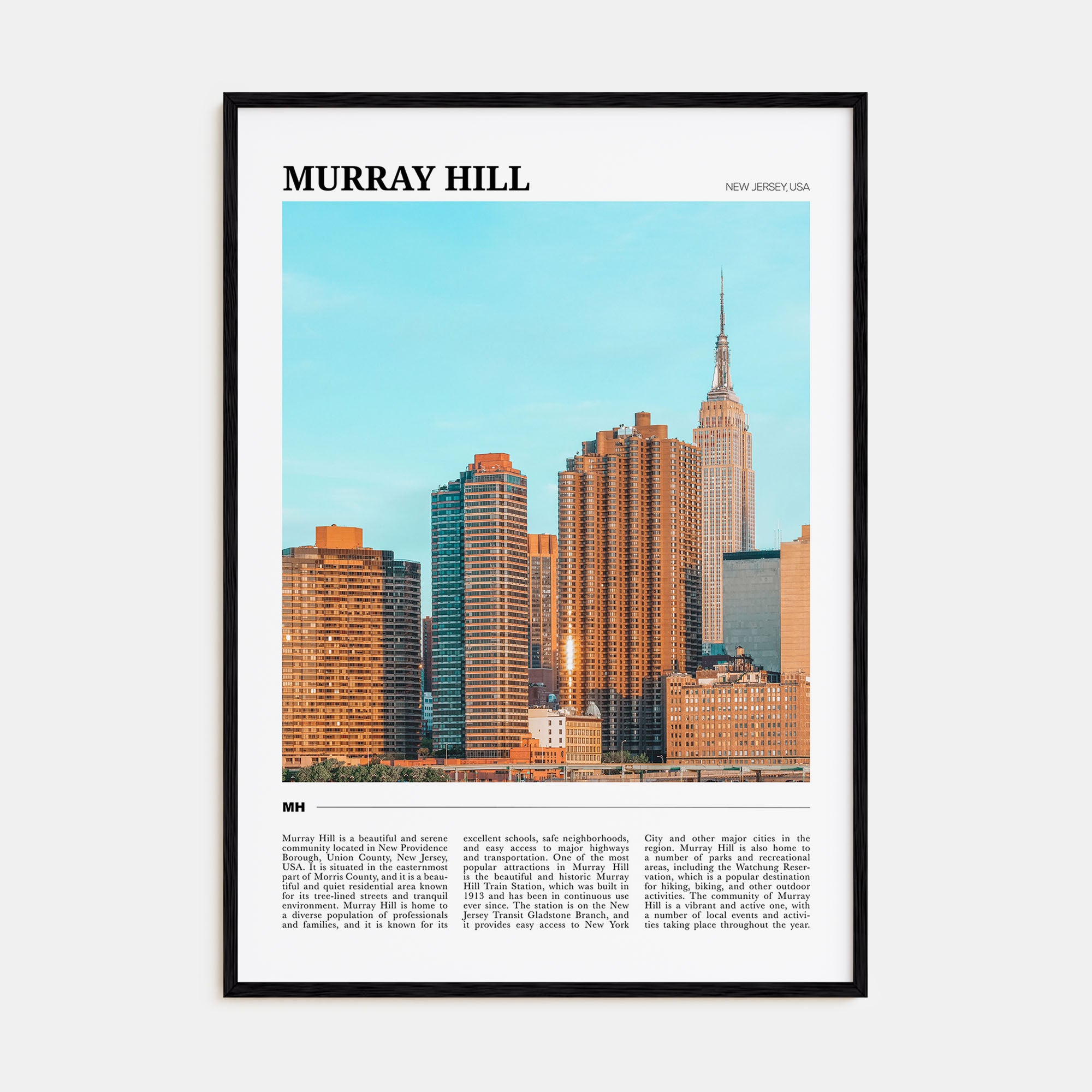 Murray Hill Travel Color Poster