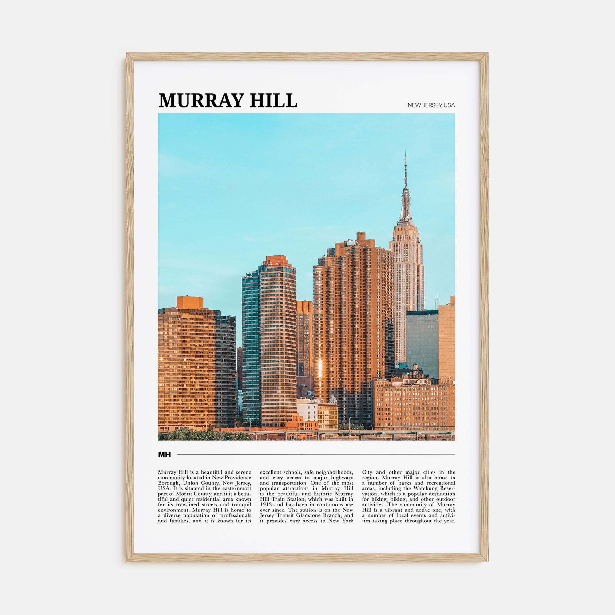 Murray Hill Travel Color Poster