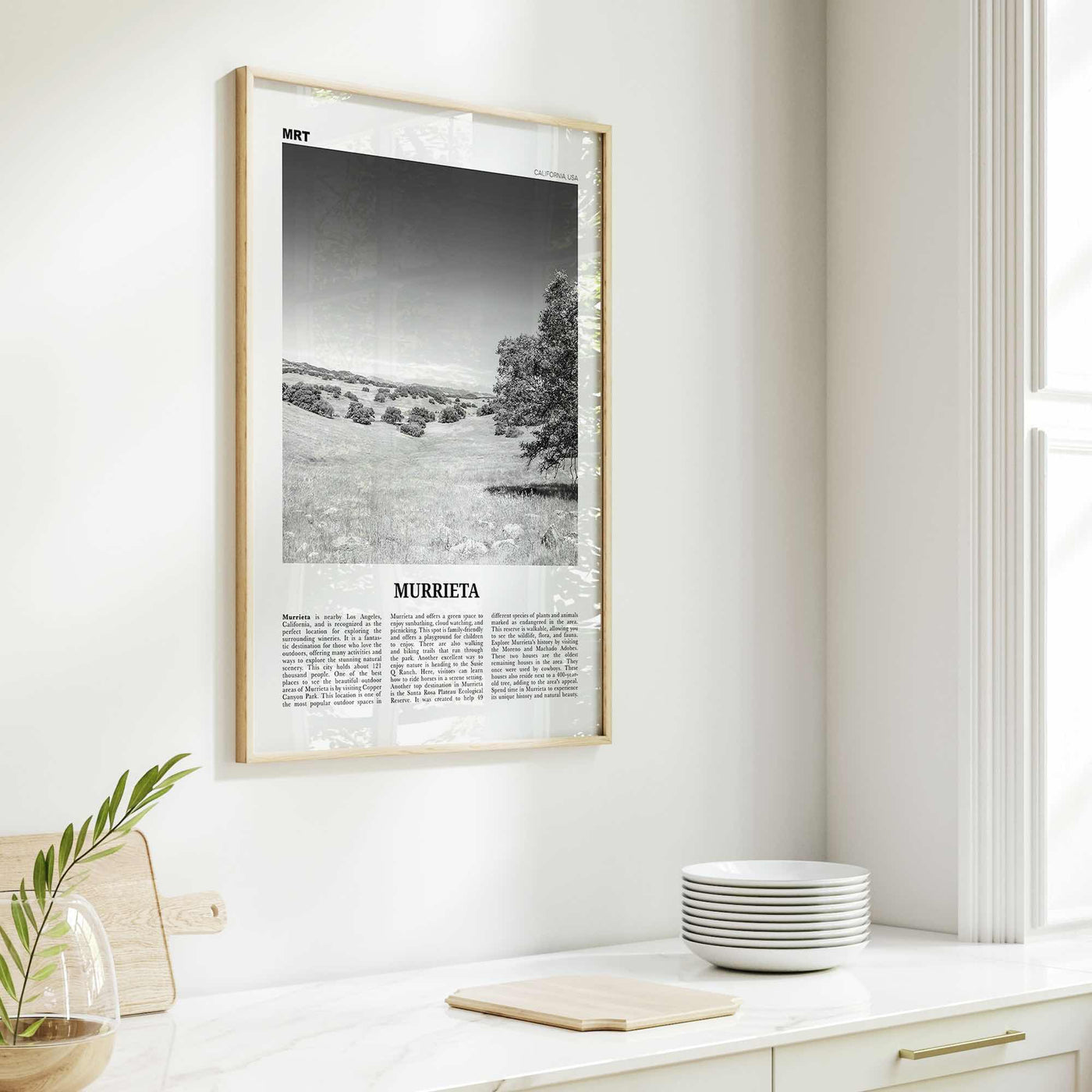 Murrieta Print Black and White No 1, Murrieta Wall Art, Murrieta Poster, Murrieta Photo, Murrieta Wall Décor, Murrieta Map, California