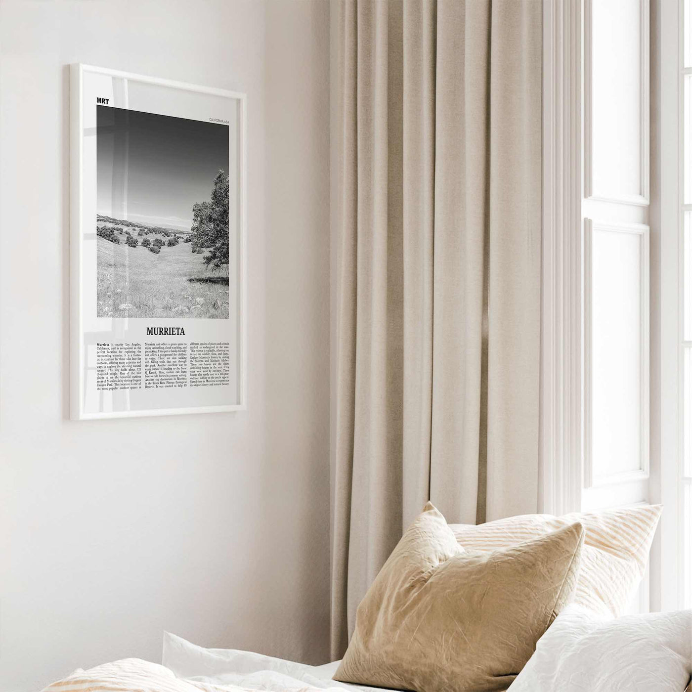 Murrieta Print Black and White No 1, Murrieta Wall Art, Murrieta Poster, Murrieta Photo, Murrieta Wall Décor, Murrieta Map, California