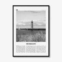 Muskegon Print Black and White, Muskegon Wall Art, Muskegon Poster, Muskegon Photo, Muskegon Wall Décor, Muskegon Map, Michigan, USA