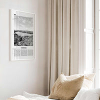 Muskoka Print Black and White, Muskoka Wall Art, Muskoka Poster, Muskoka Photo, Muskoka Map, Muskoka Wall Decor, Ontario, Canada