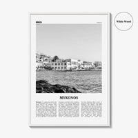 Mykonos Print Black and White, Mykonos Wall Art, Mykonos Poster, Mykonos Photo, Mykonos Decor, Greece, Mikonos, Μύκονος, Ελληνική, Europe