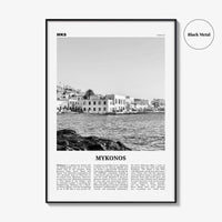 Mykonos Print Black and White, Mykonos Wall Art, Mykonos Poster, Mykonos Photo, Mykonos Decor, Greece, Mikonos, Μύκονος, Ελληνική, Europe