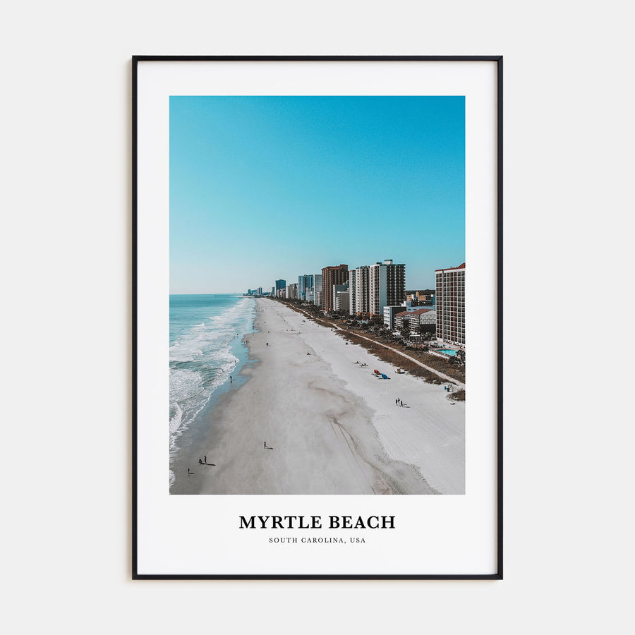 Myrtle Beach Portrait Color Poster
