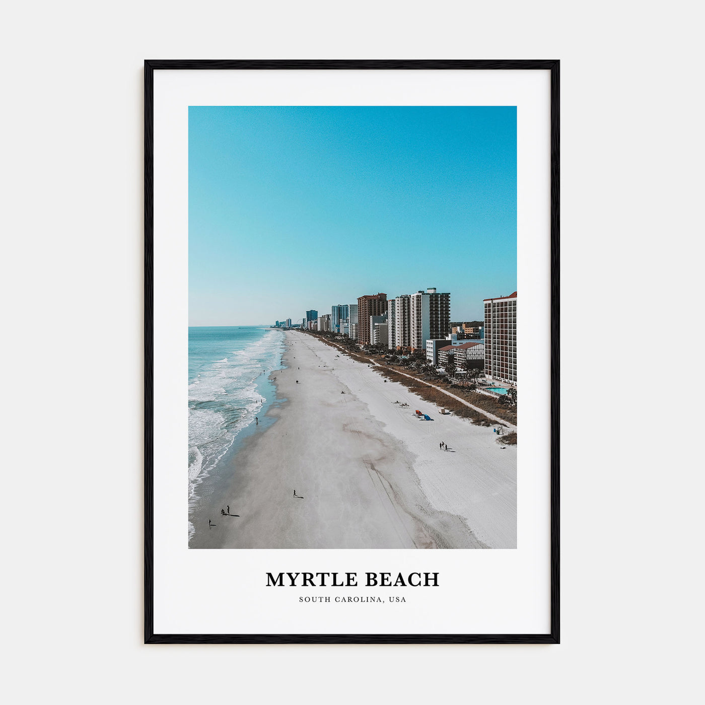 Myrtle Beach Portrait Color Poster