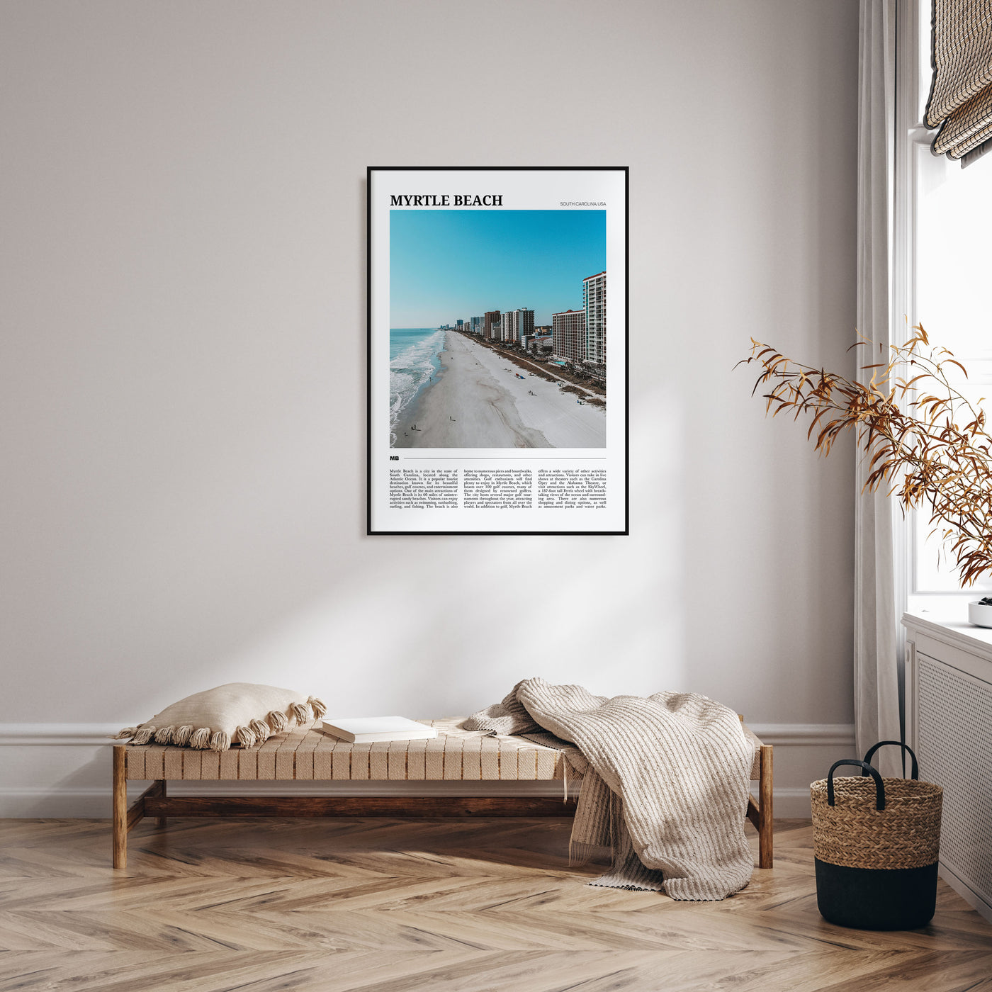 Myrtle Beach Travel Color Poster