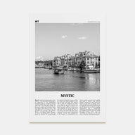 Mystic Travel B&W Poster