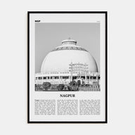 Nagpur Travel B&W Poster