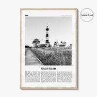 Nags Head Print Black and White, Nags Head Wall Art, Nags Head Poster, Nags Head Photo, Nags Head Décor, North Carolina, USA, United States