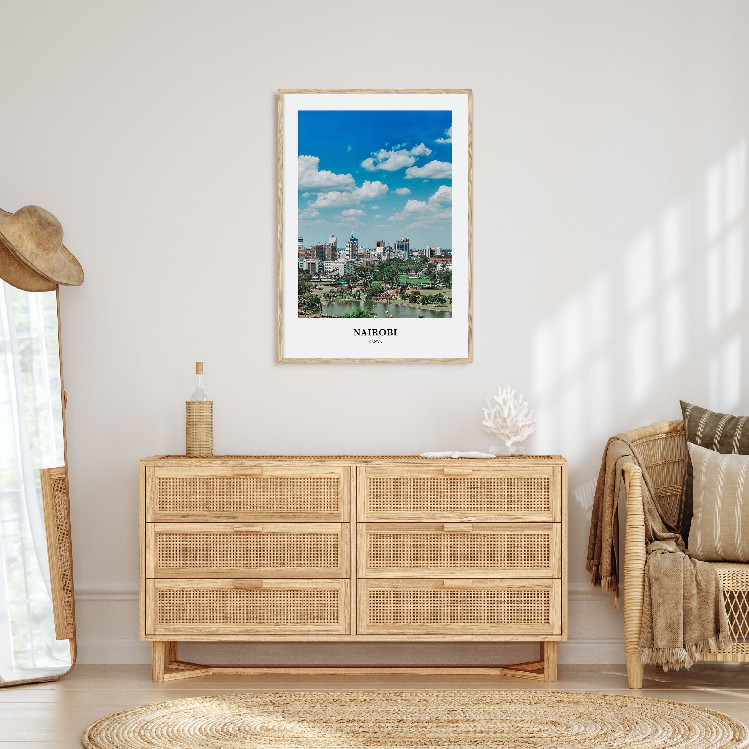 Nairobi Portrait Color Poster