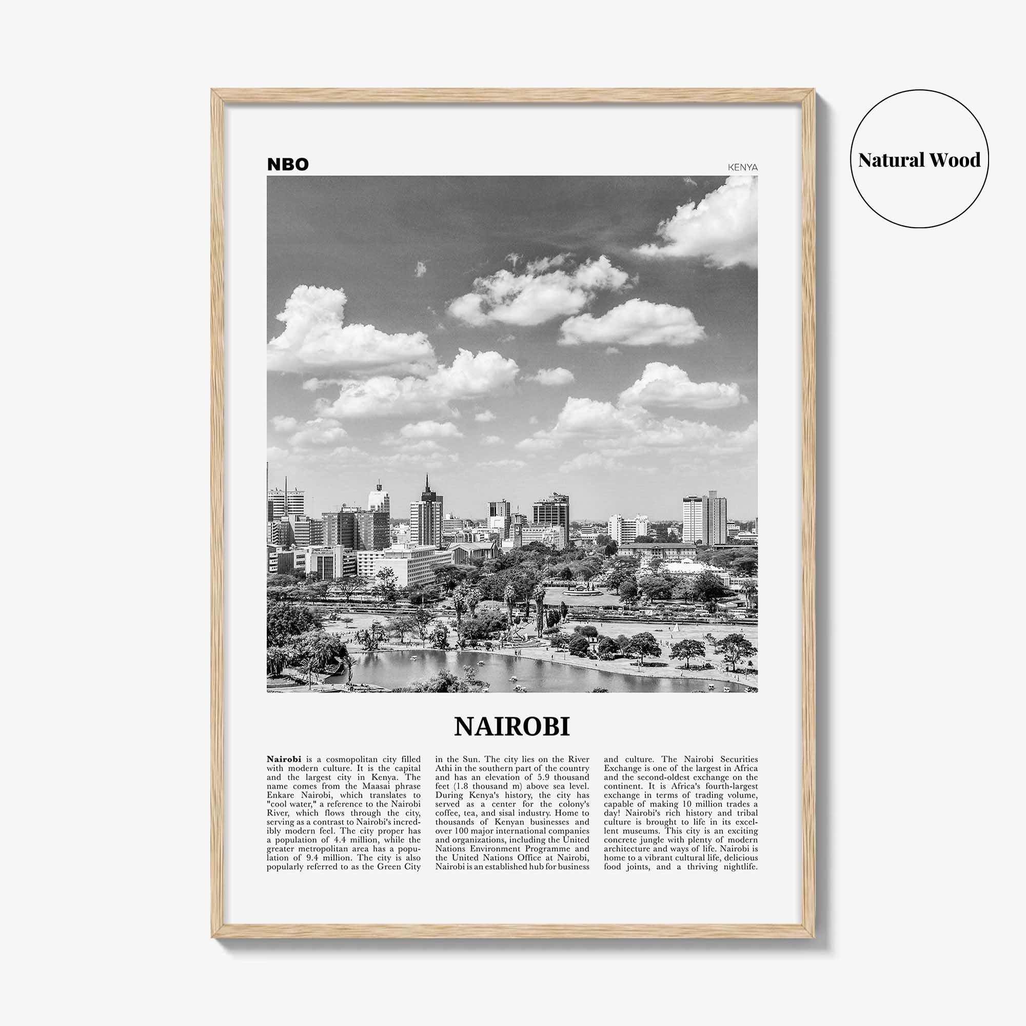 Nairobi Print Black and White No 1, Nairobi Wall Art, Nairobi Poster, Nairobi Photo, Nairobi Wall Decor, Kenya, Nyrobi, Africa