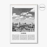 Nairobi Print Black and White No 1, Nairobi Wall Art, Nairobi Poster, Nairobi Photo, Nairobi Wall Decor, Kenya, Nyrobi, Africa