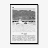 Namibia Print Black and White, Namibia Wall Art, Namibia Poster, Namibia Photo, Namibia Wall Decor, Country Art Print, Windhoek, Africa