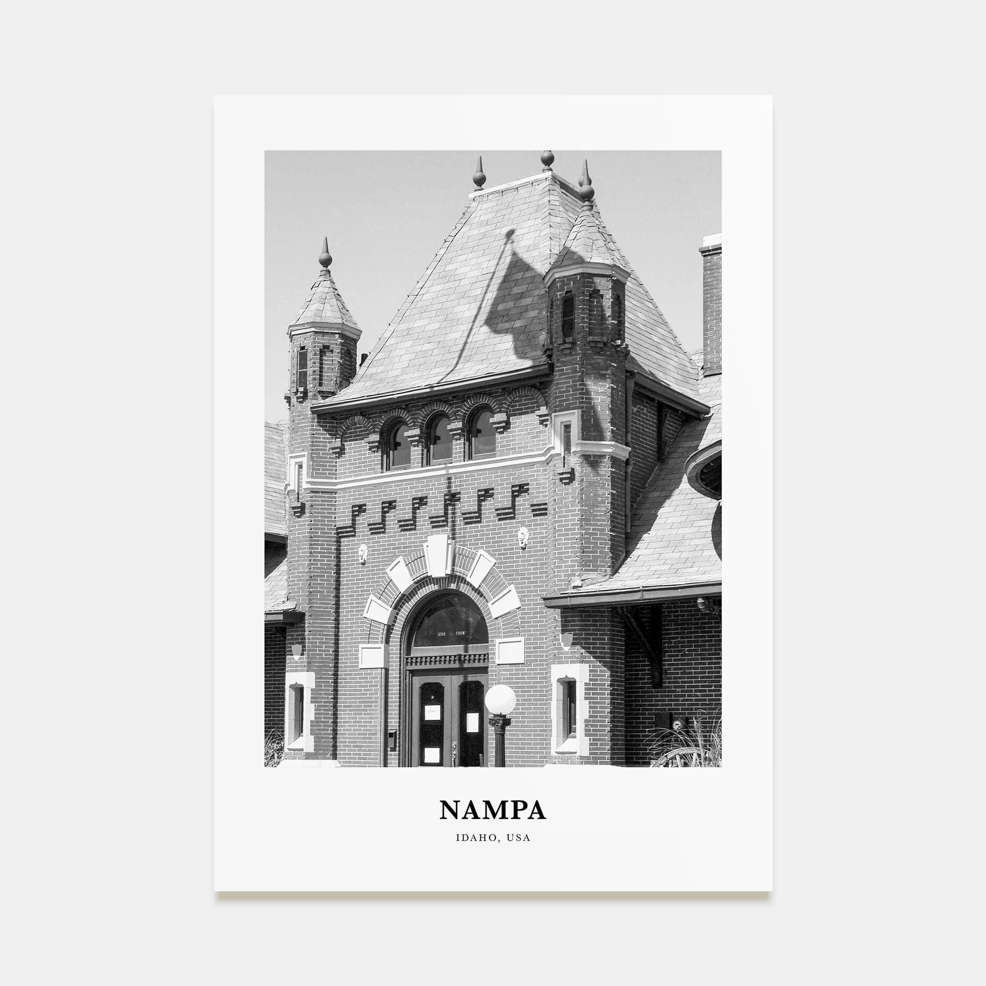 Nampa Portrait B&W Poster