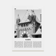 Nampa Travel B&W Poster