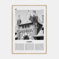 Nampa Travel B&W Poster