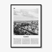 Namur Print Black and White, Namur Wall Art, Namur Poster, Namur Photo, Namur Wall Décor, Nameur, Namen, Belgium, Wallonia
