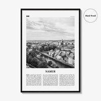 Namur Print Black and White, Namur Wall Art, Namur Poster, Namur Photo, Namur Wall Décor, Nameur, Namen, Belgium, Wallonia