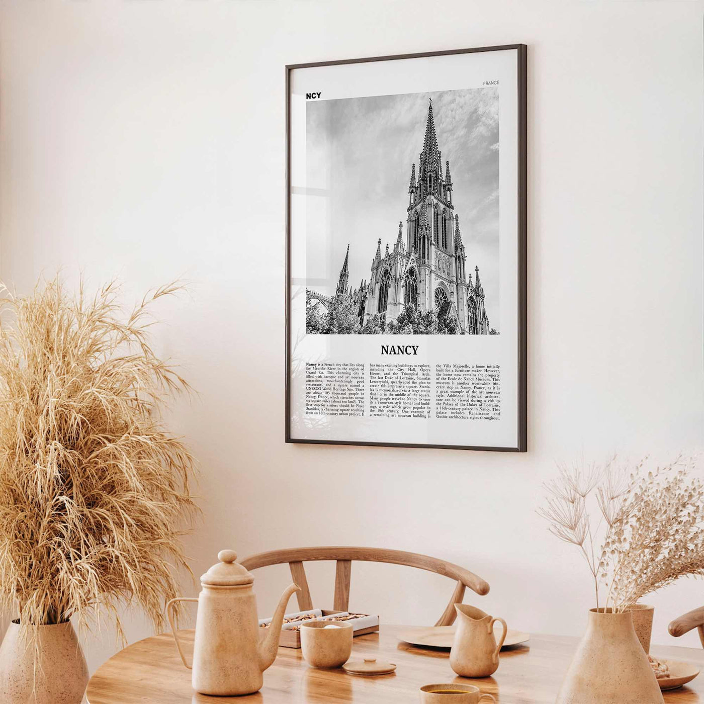 Nancy Print Black and White, Nancy Wall Art, Nancy Poster, Nancy Photo, Nancy Wall Décor, Nancy Map, France