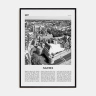 Nantes Travel B&W Poster