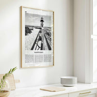 Nantucket Print Black and White, Nantucket Wall Art, Nantucket Poster, Nantucket Photo, Nantucket Wall Décor, Massachusetts, USA