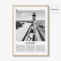 Nantucket Print Black and White, Nantucket Wall Art, Nantucket Poster, Nantucket Photo, Nantucket Wall Décor, Massachusetts, USA
