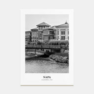 Napa Portrait B&W Poster