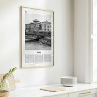 Napa Print Black and White, Napa Wall Art, Napa Poster, Napa Photo, Napa Wall Décor, California, USA, United States