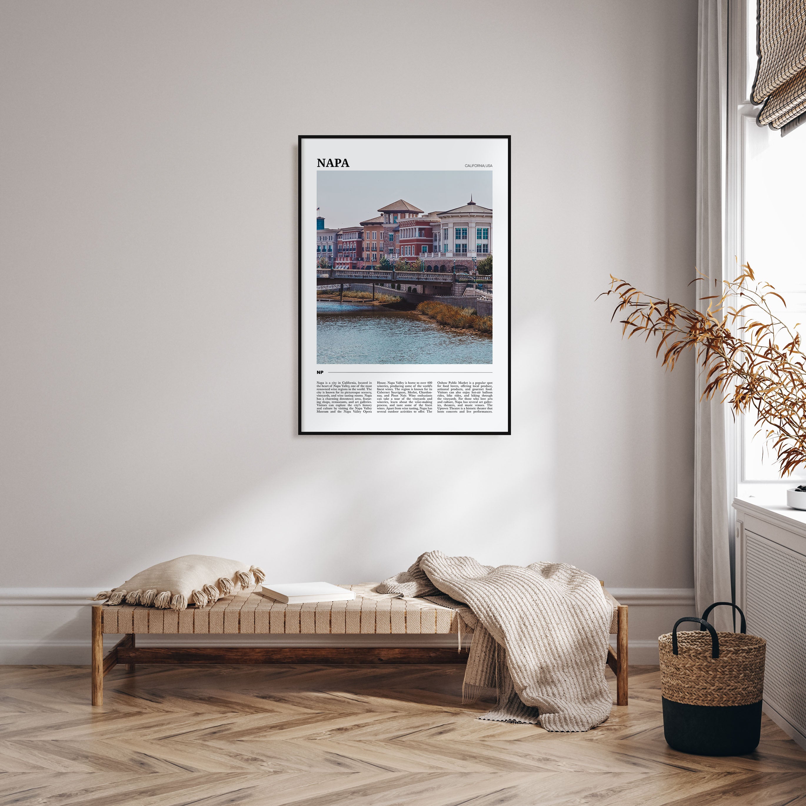 Napa Travel Color Poster