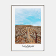 Napa Valley Portrait Color Poster