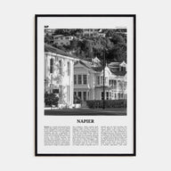 Napier Travel B&W Poster