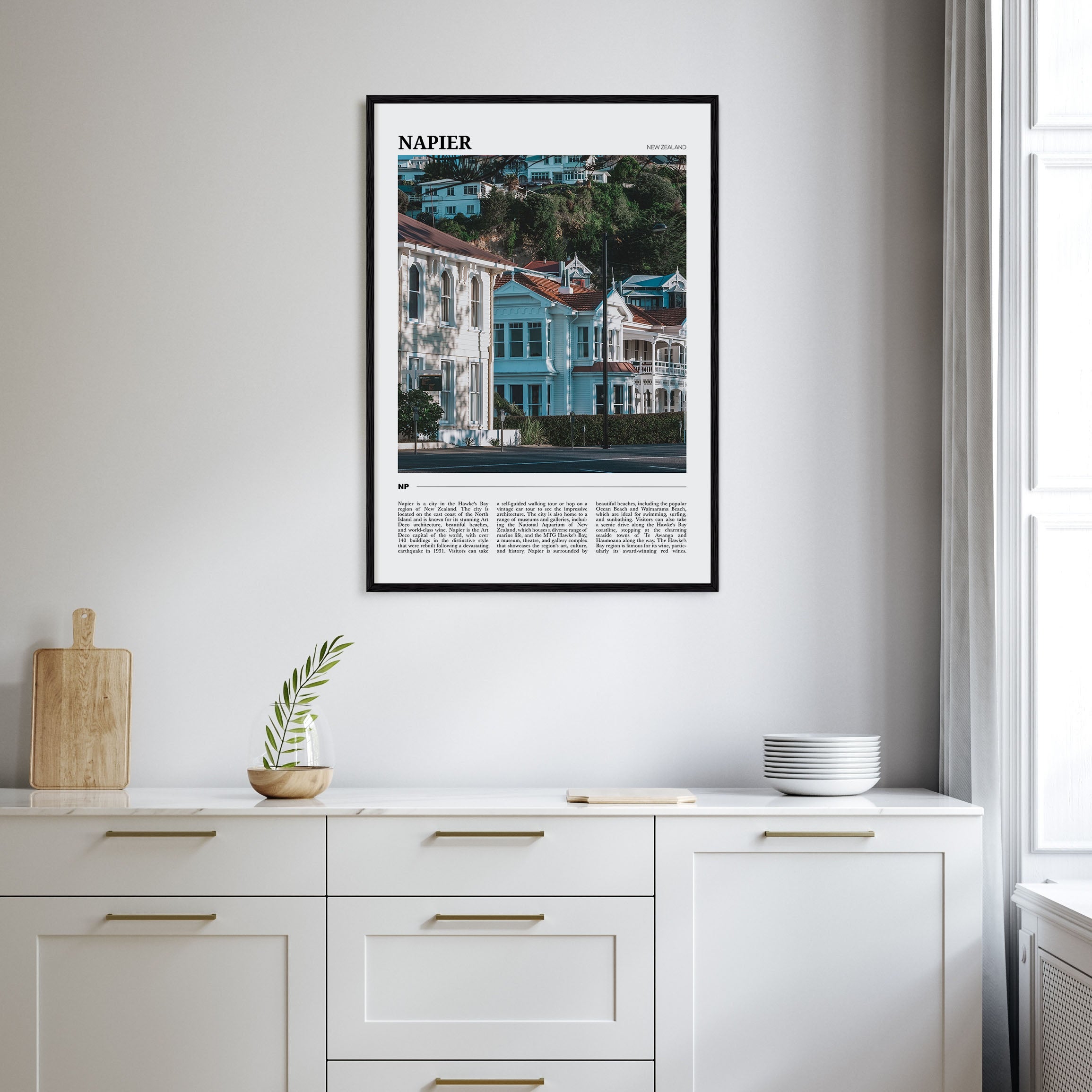 Napier Travel Color Poster
