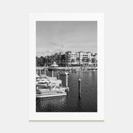 Naples, Florida Photo B&W Poster