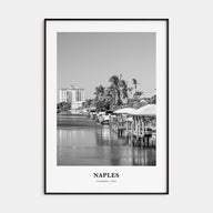 Naples, Florida Portrait B&W Poster