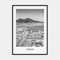 Naples, Italy Portrait B&W No 1 Poster