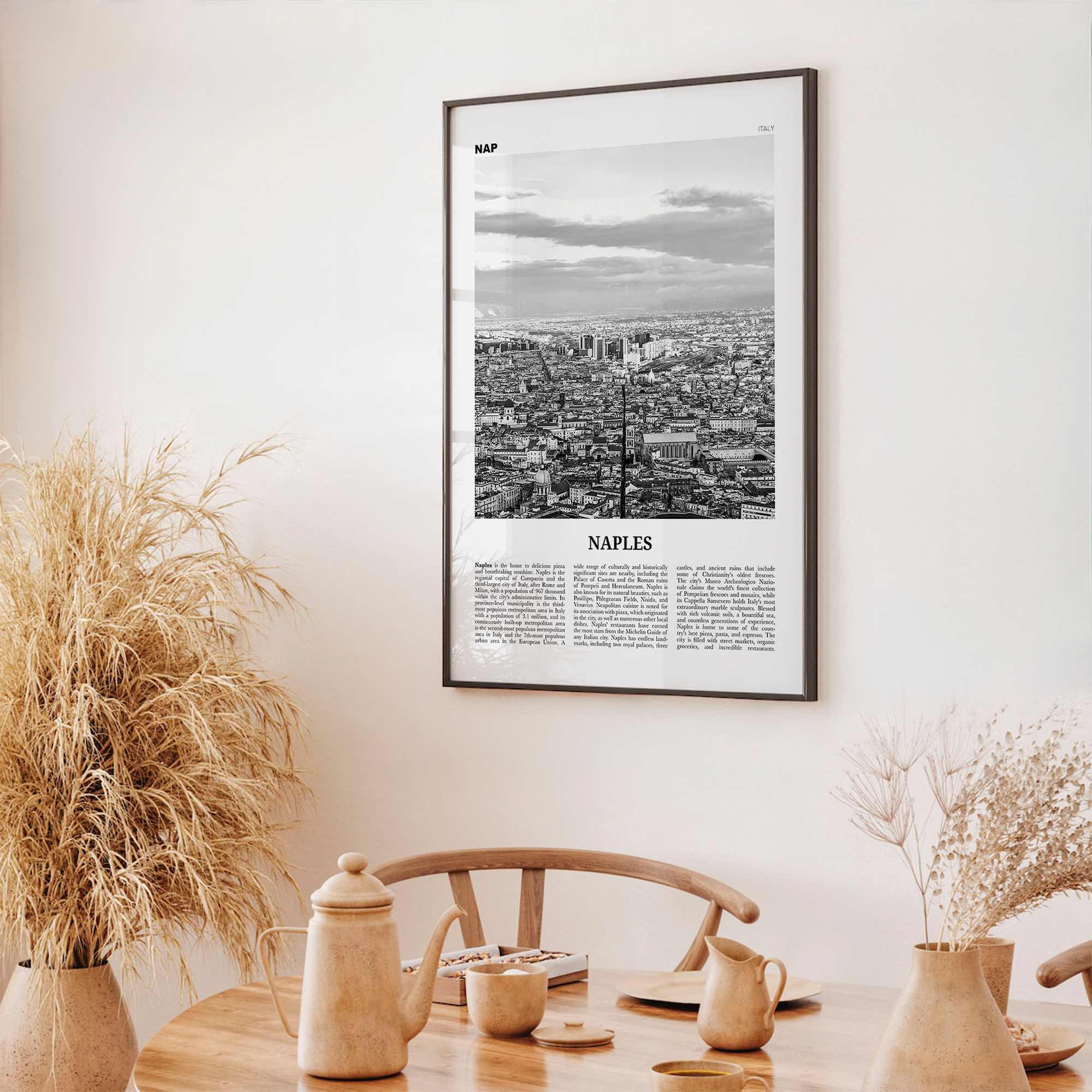 Naples Print Black and White Italy No 2, Naples Wall Art, Naples Poster, Naples Photo, Naples Wall Decor, Napoli, Italia, Europe