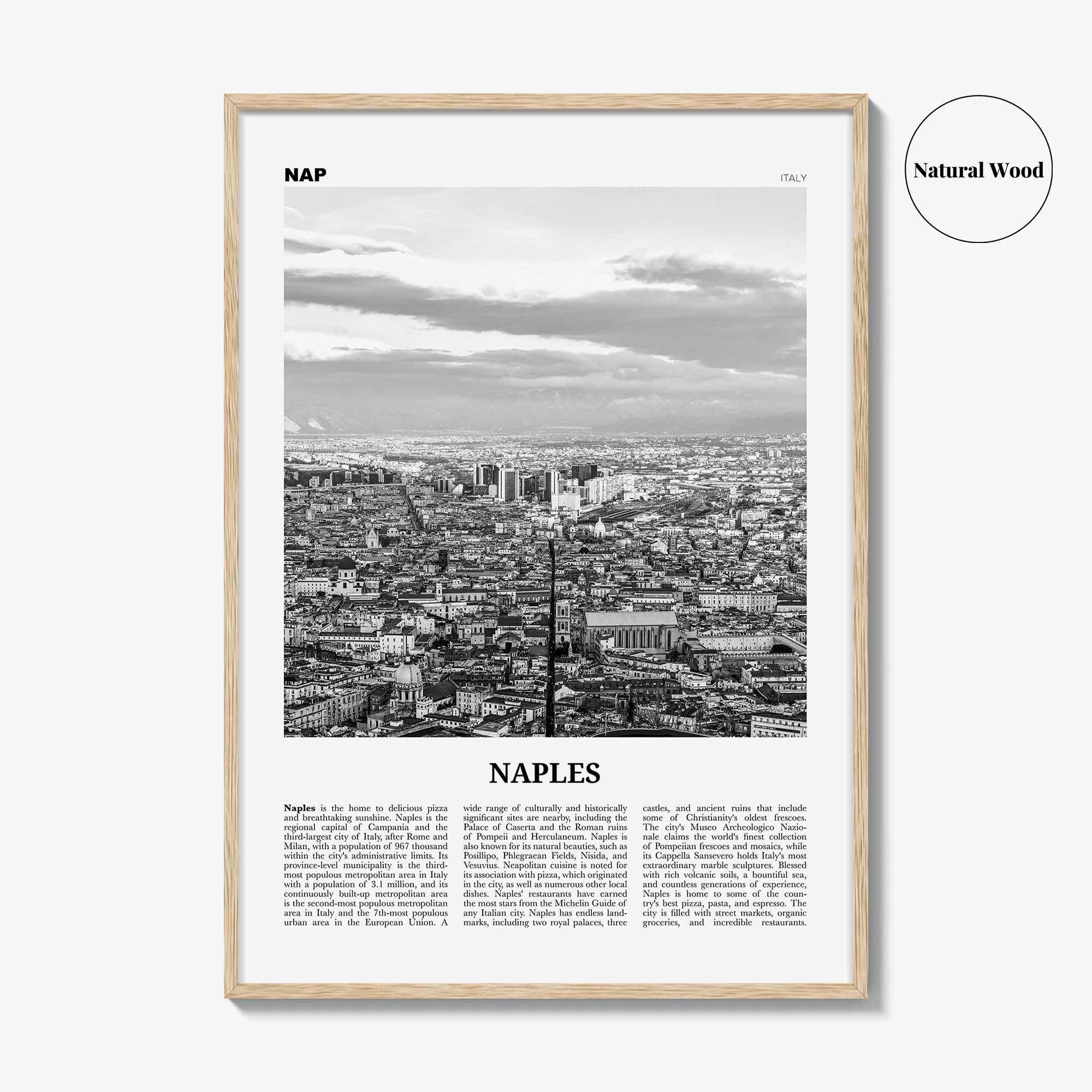 Naples Print Black and White Italy No 2, Naples Wall Art, Naples Poster, Naples Photo, Naples Wall Decor, Napoli, Italia, Europe