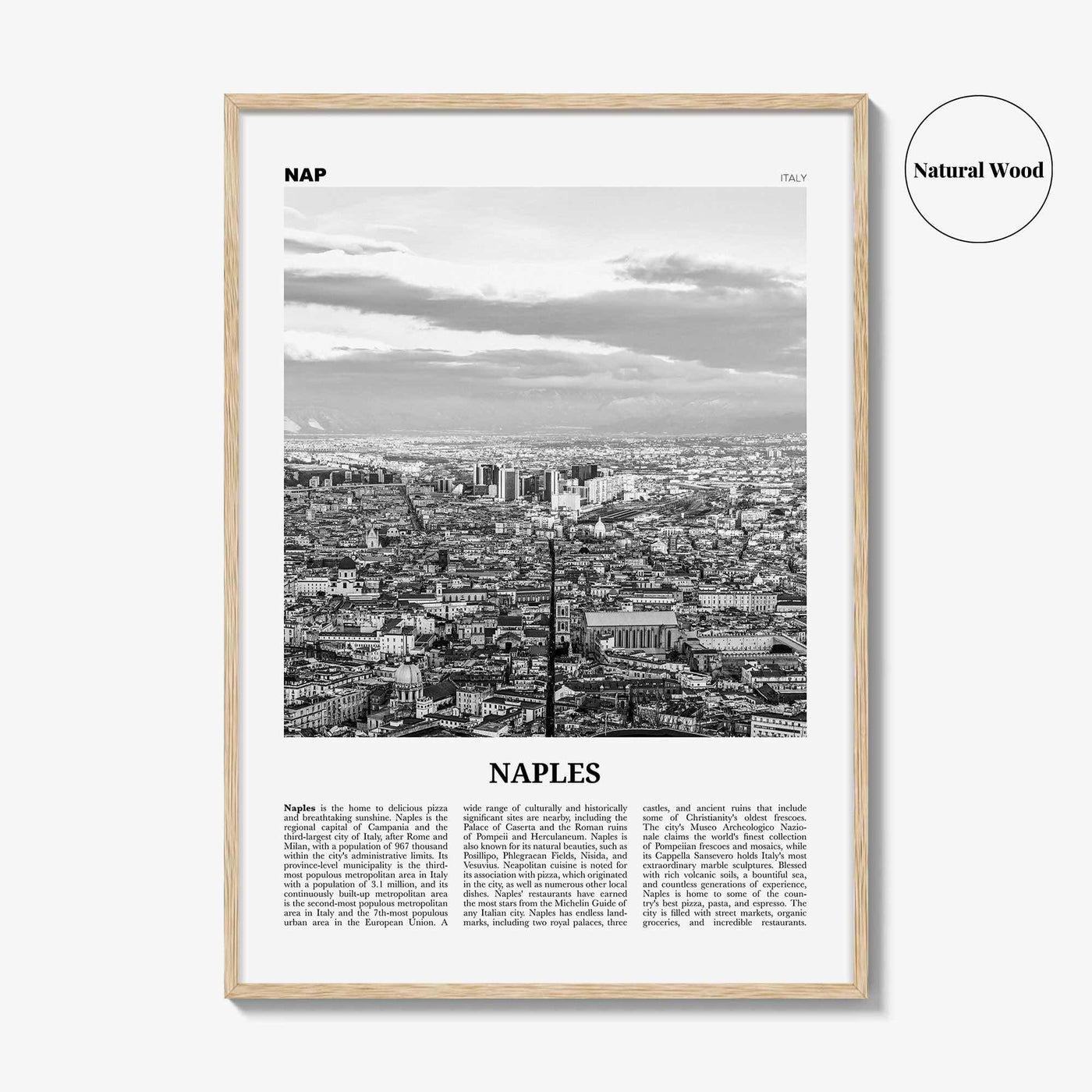 Naples Print Black and White Italy No 2, Naples Wall Art, Naples Poster, Naples Photo, Naples Wall Decor, Napoli, Italia, Europe