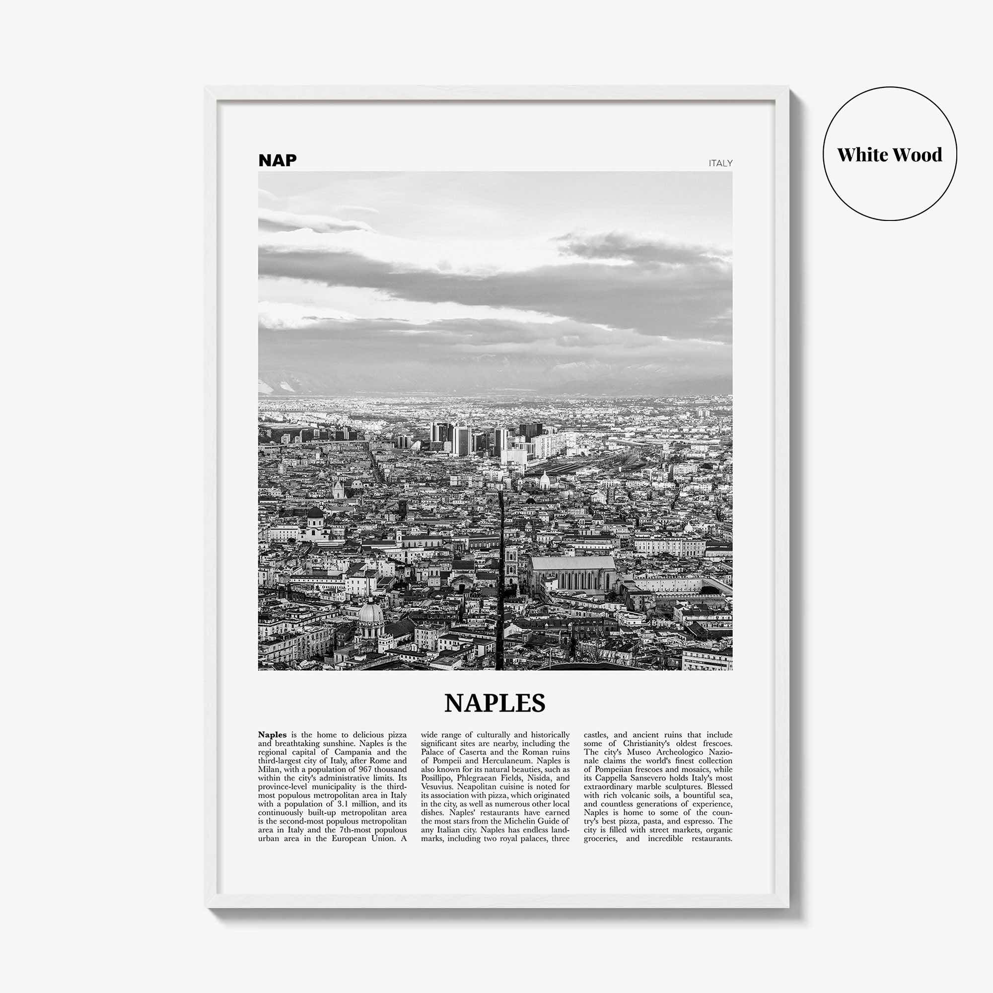 Naples Print Black and White Italy No 2, Naples Wall Art, Naples Poster, Naples Photo, Naples Wall Decor, Napoli, Italia, Europe