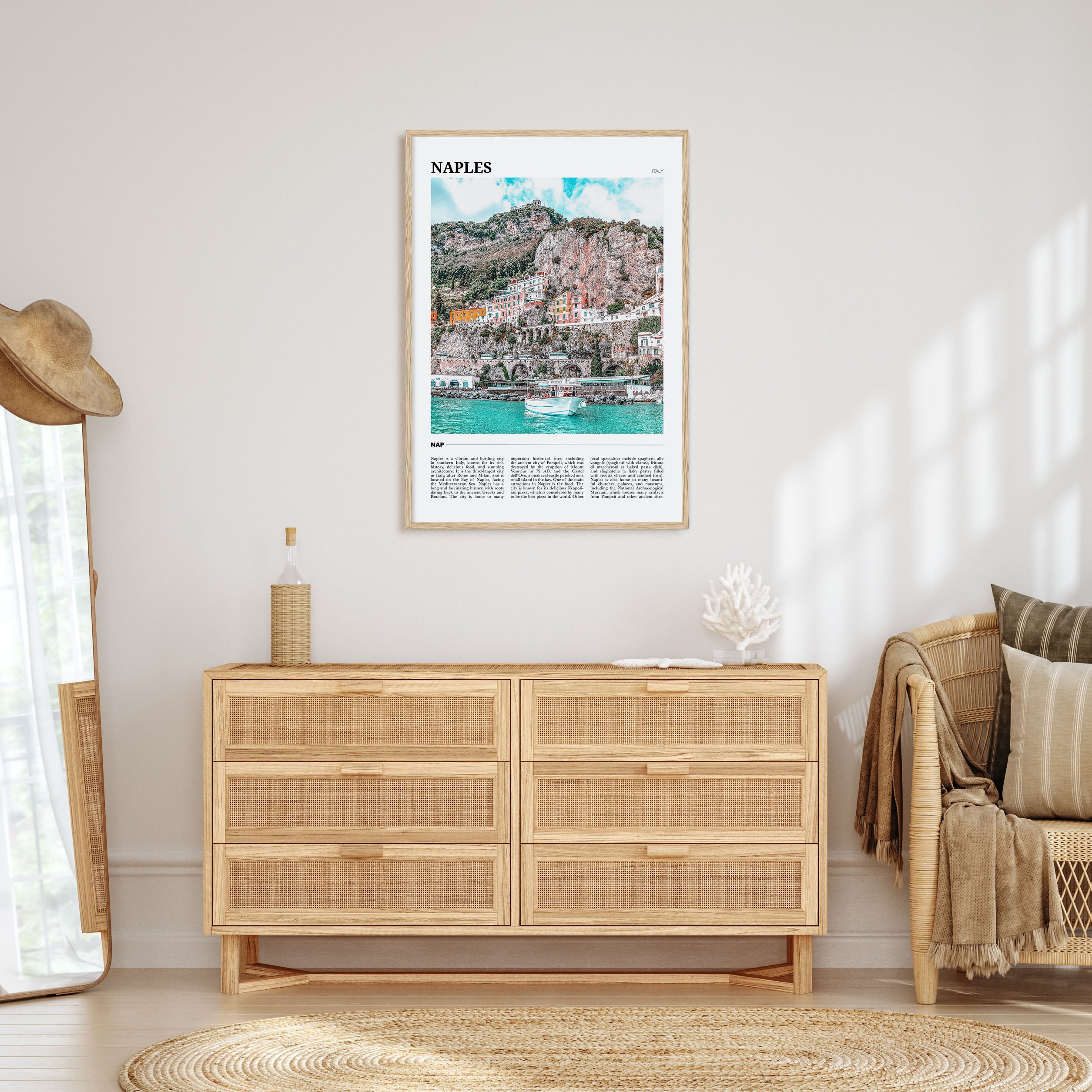 Naples, Italy Travel Color No 1 Poster
