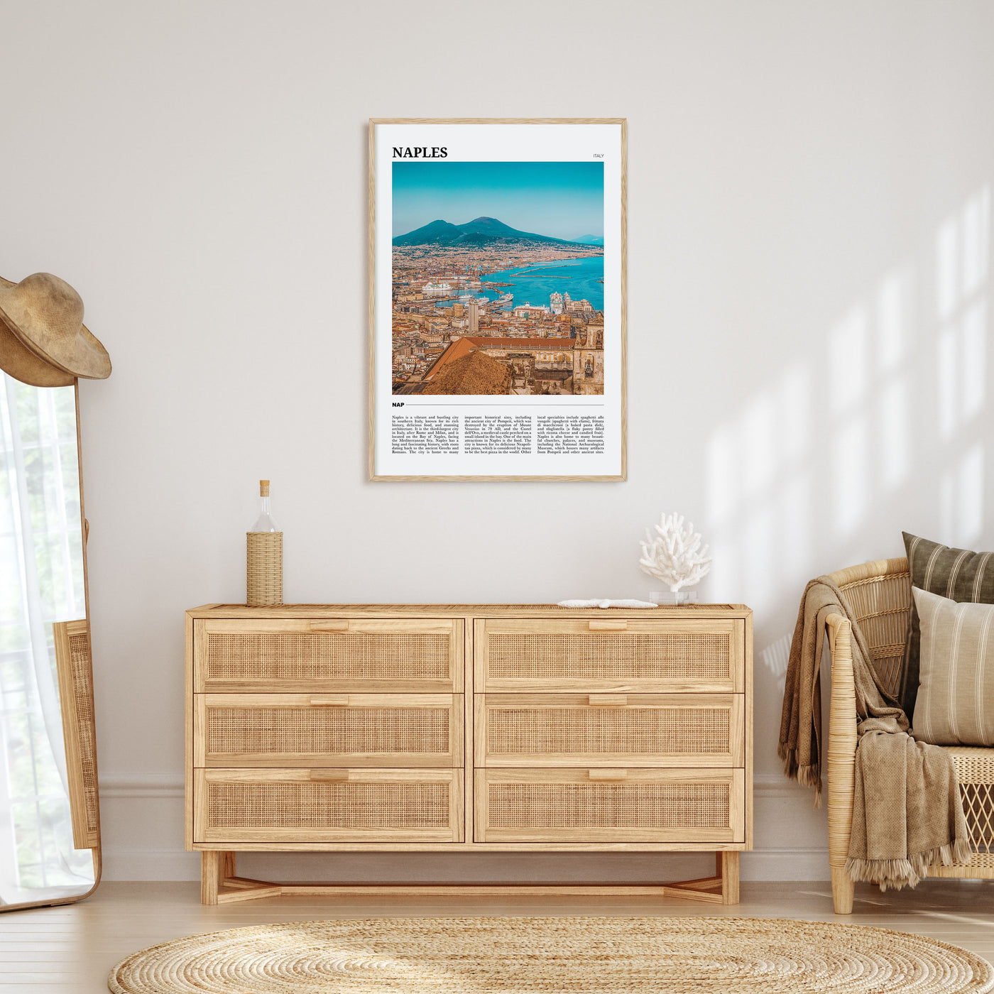 Naples, Italy Travel Color No 2 Poster