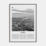Napoli Travel B&W Poster